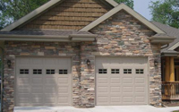 Cedar Creek Weatheredge Stone Veneer Garage