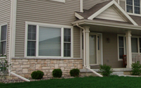 Cream Limestone Veneer Wall