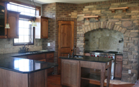 Donegal Ledgestone Veneer Kitchen