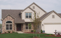 Earthblend River Rock Stone Veneer Exterior Wall