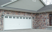 Shoreblend River Rock Stone Veneer Garage Wall Exterior