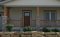 Wisconsin Weatheredge Stone Veneer Pillars